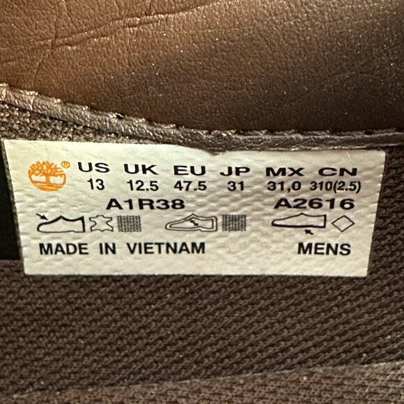 Timberland SQUALL CANYON Mens Sz 13 Brown Leather Waterproof Oxfords Dress Shoes - Picture 10 of 10